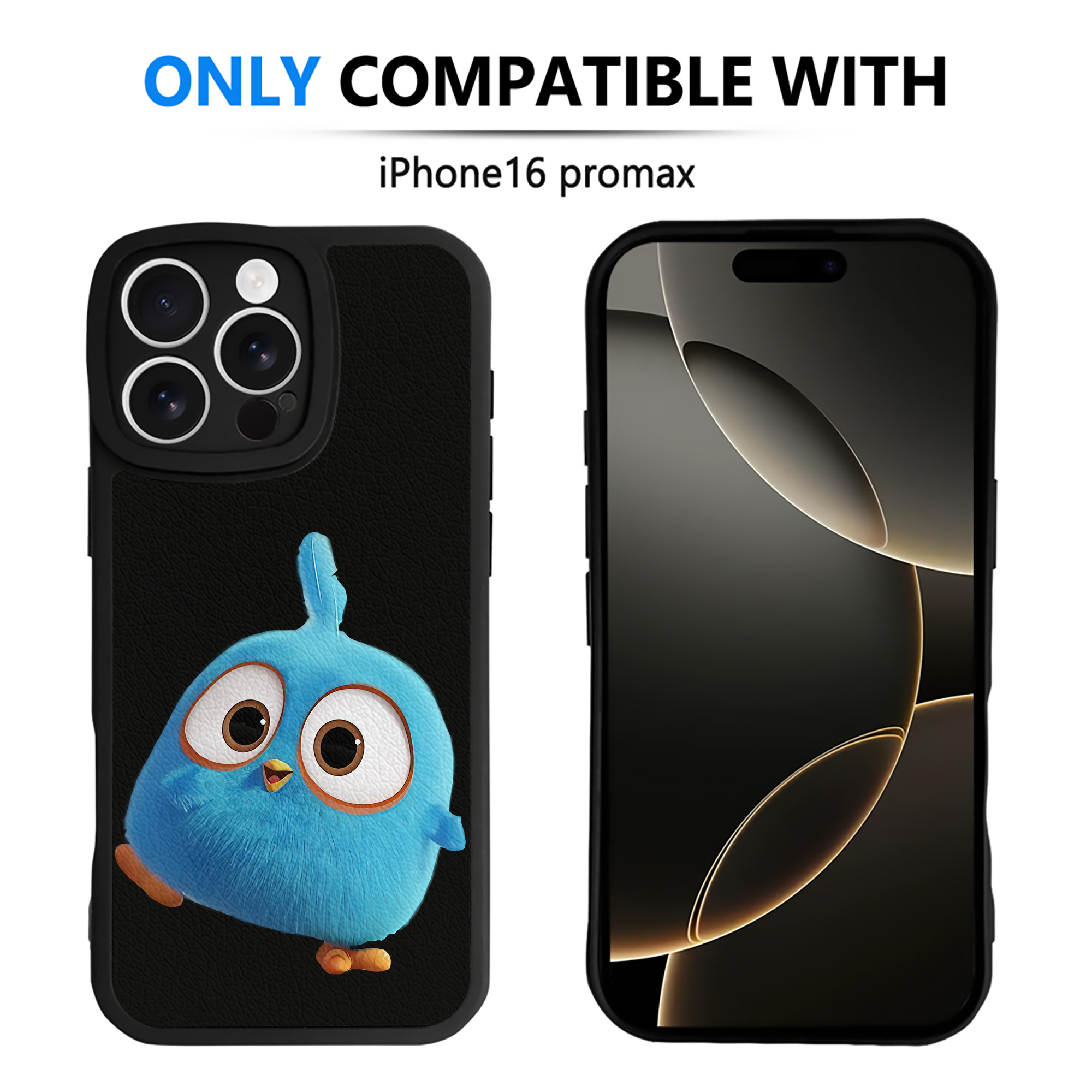 （画像用） Angry Birds アングリーバード 【iPhone 16シリーズ対応】シリコンスマホケース（レザー調） 材質：シリコン